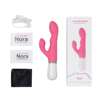 LOVENSE NORA BLUETOOTH REMOTE-CONTROLLED LONG-DISTANCE RABBIT VIBRATOR
