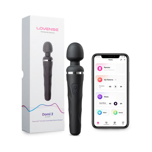 LOVENSE - DOMI 2 BLUETOOTH PROGRAMMABLE WAND VIBRATOR
