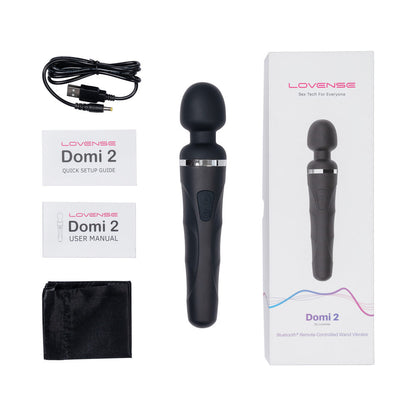 LOVENSE - DOMI 2 BLUETOOTH PROGRAMMABLE WAND VIBRATOR