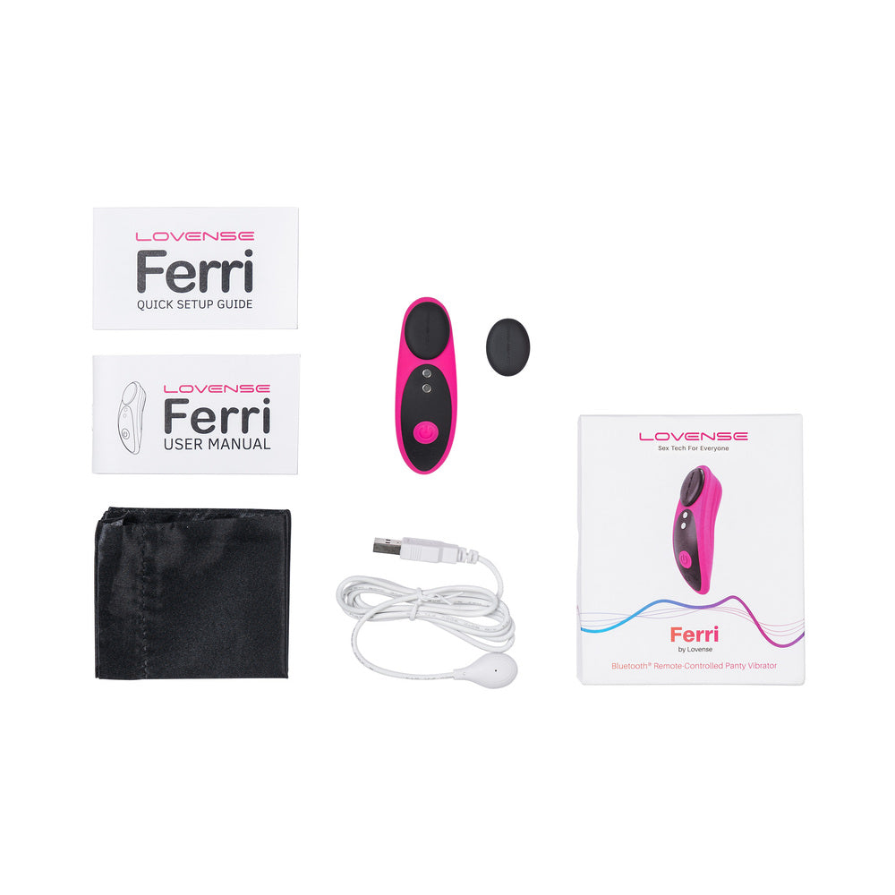 LOVENSE FERRI BLUETOOTH REMOTE-CONTROLLED PANTY VIBRATOR