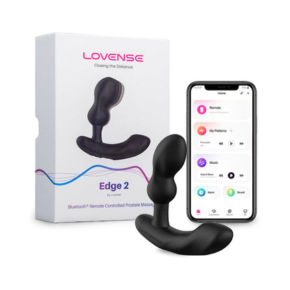 LOVENSE EDGE 2 BLUETOOTH REMOTE-CONTROLLED ADJUSTABLE PROSTATE MASSAGER