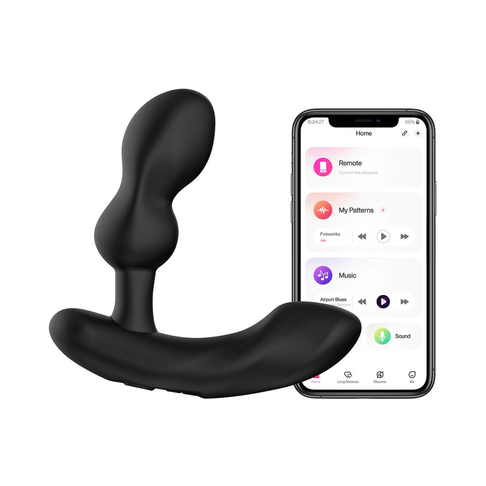 LOVENSE - MASAJEADOR DE PRÓSTATA AJUSTABLE, CONTROLADO A DISTANCIA POR BLUETOOTH - EDGE 2