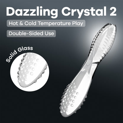 SATISFYER - DAZZLING CRYSTAL 2 - TRANSPARENT