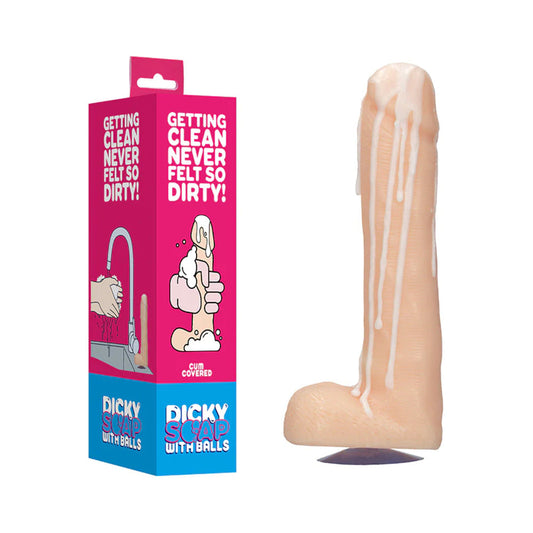 SHOTS S-LINE CUM-COVERED DICKY SOAP WITH BALLS BEIGE