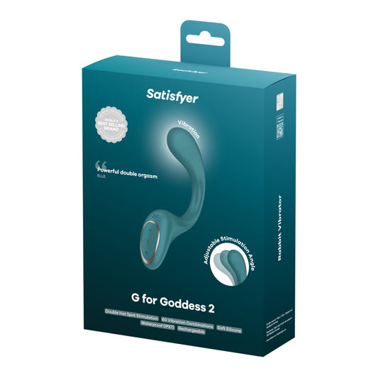 SATISFYER - G FOR GODDESS 2 - BOTTLE GREEN