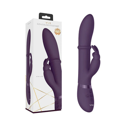 SHOTS - VIVE HALO RECHARGEABLE STIMULATING RING SILICONE RABBIT VIBRATOR