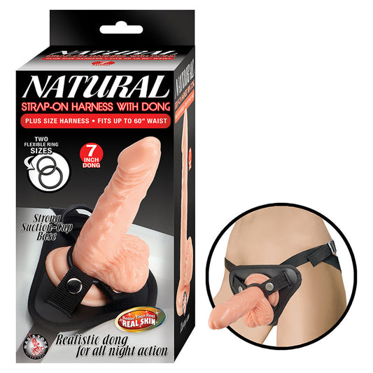 NASSTOYS - NATURAL STRAP-ON HARNESS WITH DONG