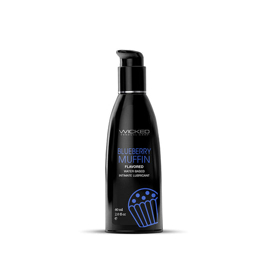 WICKED - AQUA BLUEBERRY MUFFIN WATER-BASED LUBRICANT 2 OZ.