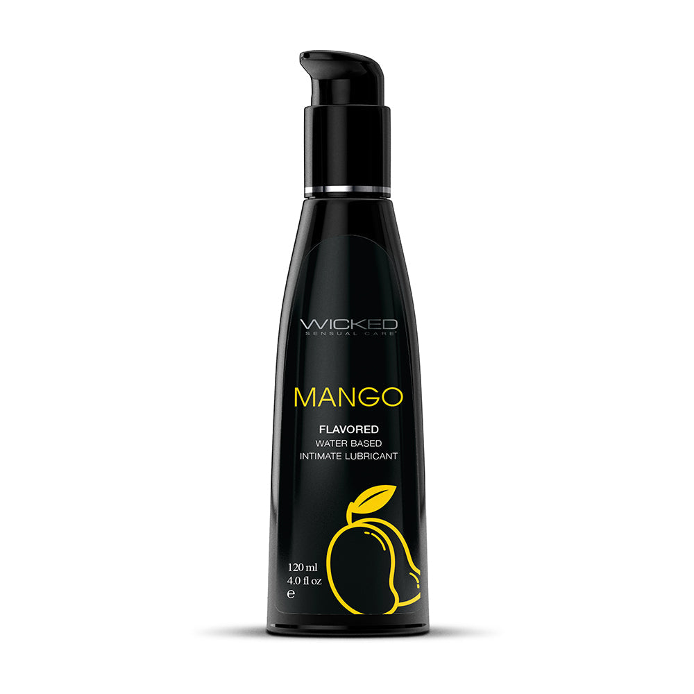 WICKED AQUA MANGO WATER-BASED LUBRICANT 4 OZ.