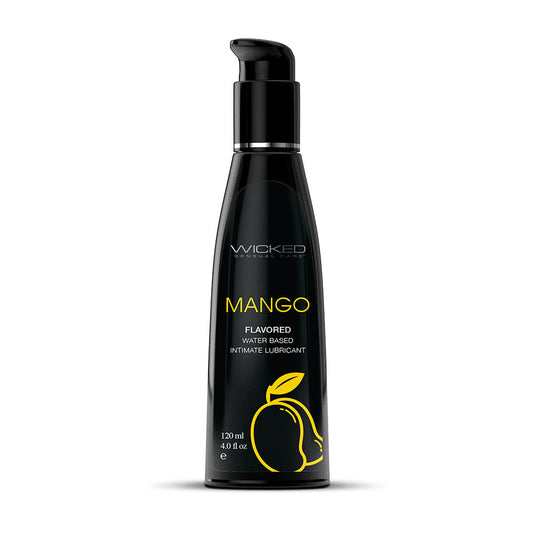 WICKED AQUA MANGO WATER-BASED LUBRICANT 4 OZ.