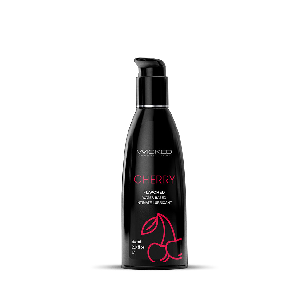 WICKED - AQUA CHERRY WATER-BASED LUBRICANT 2 OZ.