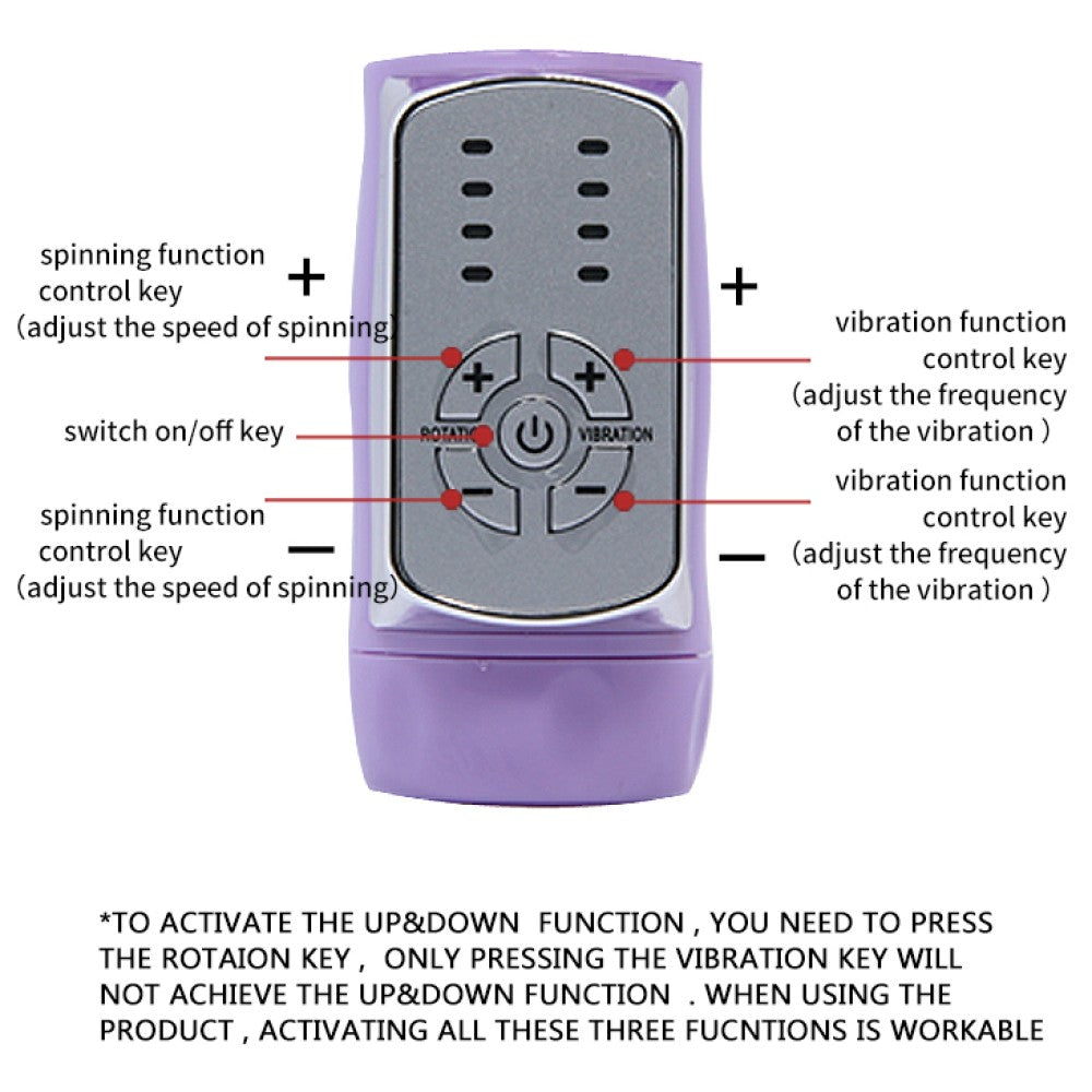 DEBRA - MR. RABBIT VIBRATOR PURPLE