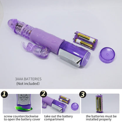 DEBRA - MR. RABBIT VIBRATOR PURPLE