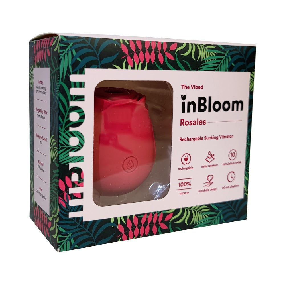 THEVIBED - VIBRADOR CHUPADOR INBLOOM ROSALES