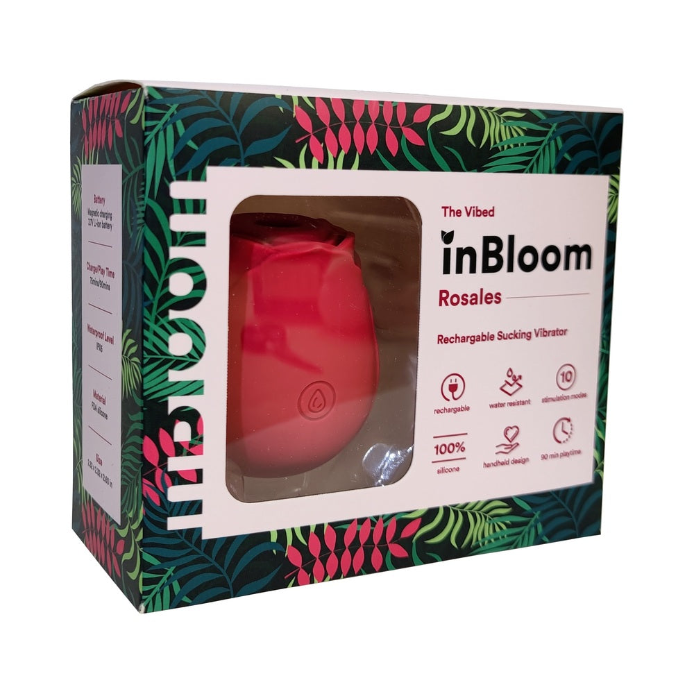 THEVIBED - VIBRADOR DE SUCCIÓN ROSALES INBLOOM