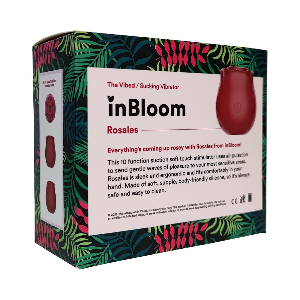 THEVIBED - VIBRADOR CHUPADOR INBLOOM ROSALES