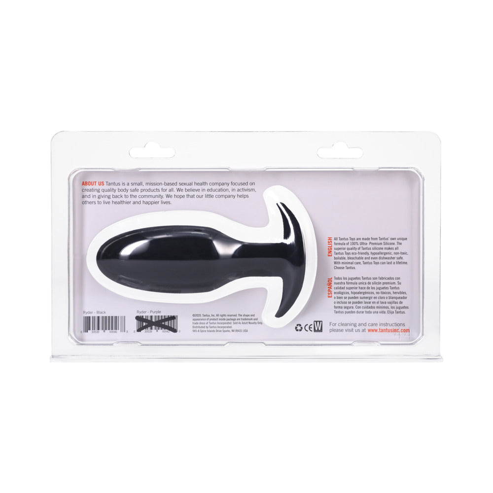 TANTUS - RYDER ANAL PLUG ONYX