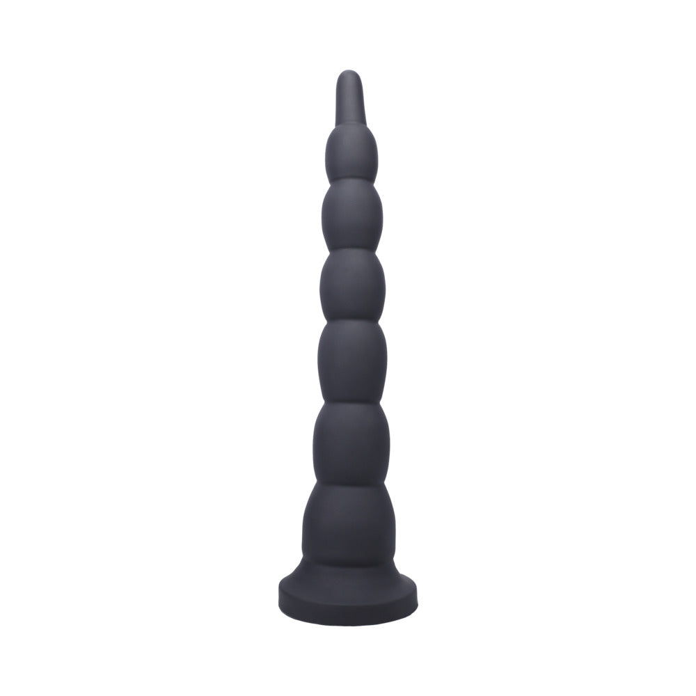 TANTUS - COWBOY BEADED DILDO ONYX (BOX)