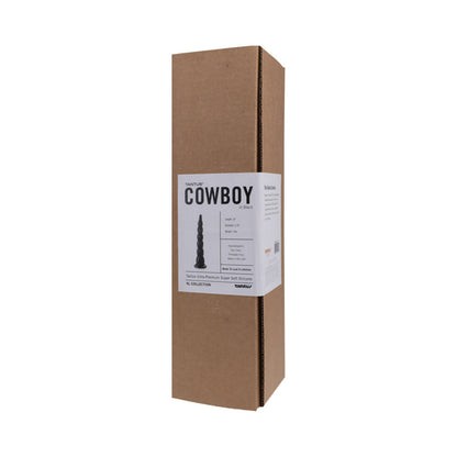 TANTUS - COWBOY BEADED DILDO ONYX (BOX)