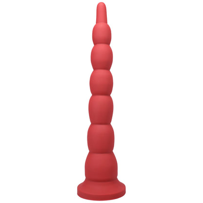 TANTUS - COWBOY BEADED DILDO GARNET (BOX)