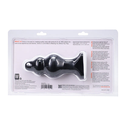 TANTUS - SEVERIN LARGE ANAL PLUG ONYX