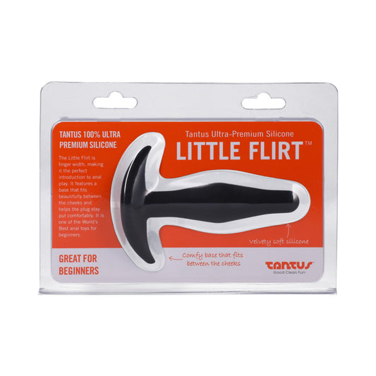 TANTUS - TAPÓN ANAL PEQUEÑO FLIRT ONYX