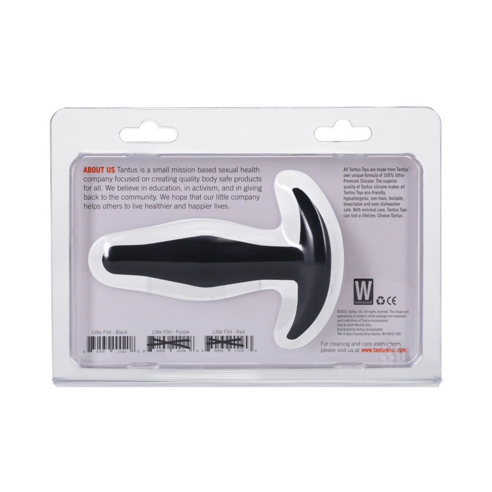 TANTUS - LITTLE FLIRT ANAL PLUG ONYX