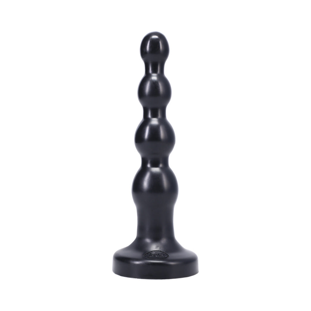 TANTUS RIPPLE LARGE BEADED ANAL PLUG BLACK