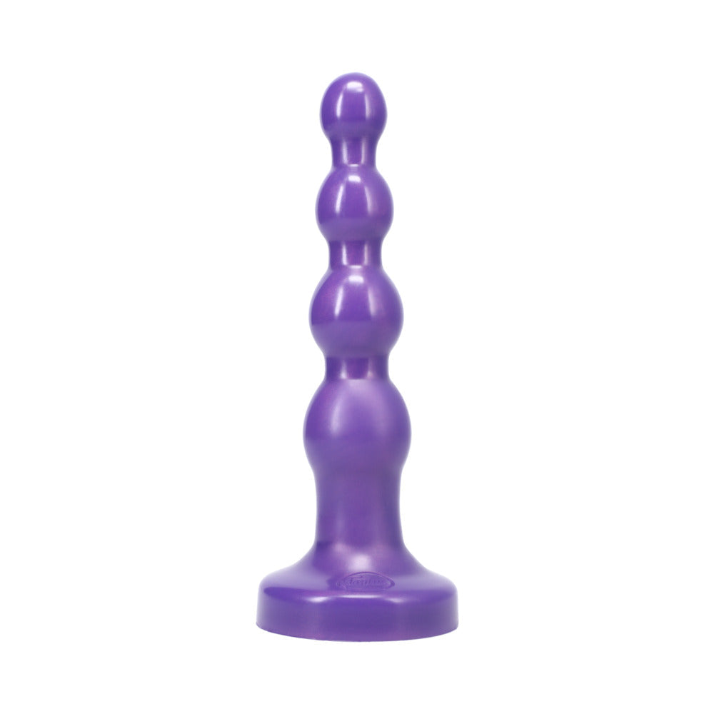 TANTUS RIPPLE LARGE BEADED ANAL PLUG MIDNIGHT PURPLE