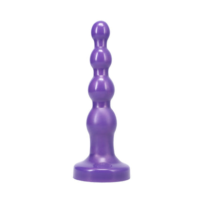 TANTUS RIPPLE LARGE BEADED ANAL PLUG MIDNIGHT PURPLE