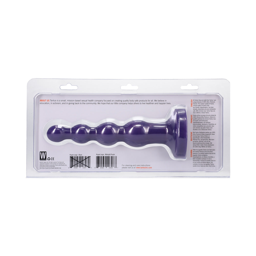 TANTUS - RIPPLE LARGE BEADED ANAL PLUG AMETHYST