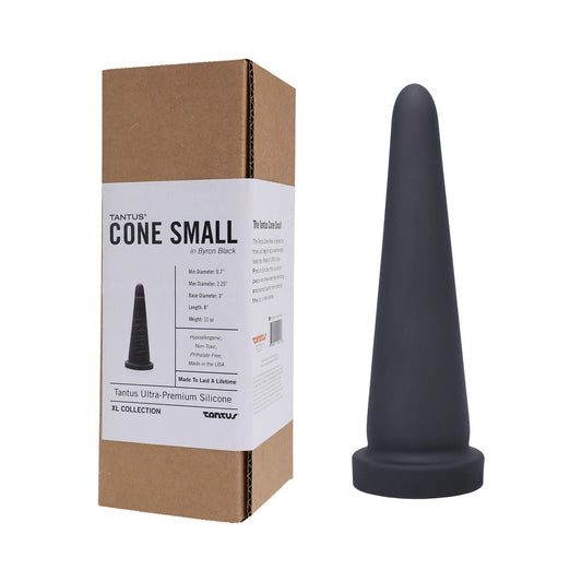 TANTUS - CONE SMALL DILDO ONYX (BOX)