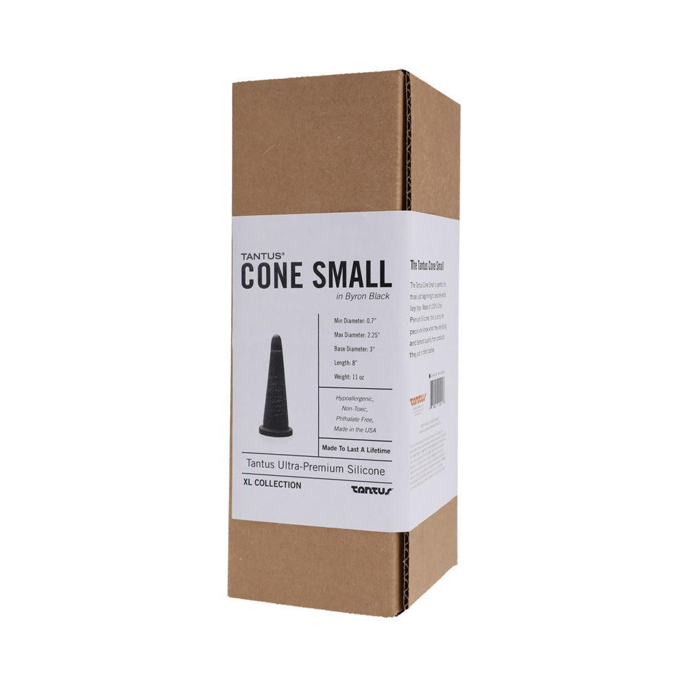 TANTUS - CONE SMALL DILDO ONYX (BOX)
