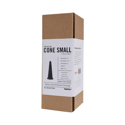 TANTUS - CONE SMALL DILDO ONYX (BOX)