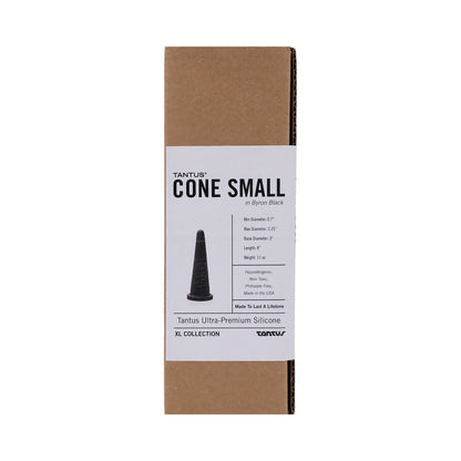 TANTUS CONE SMALL DILDO ONYX (BOX)