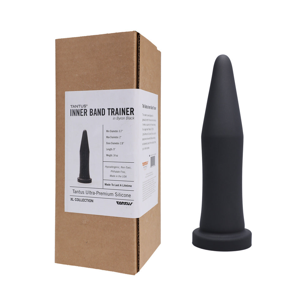 TANTUS - INNER BAND TRAINER DILDO ONYX (BOX)