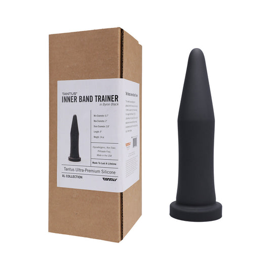 TANTUS - INNER BAND TRAINER DILDO ONYX (BOX)