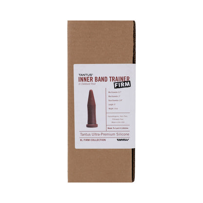 TANTUS - INNER BAND TRAINER FIRM DILDO GARNET (BOX)