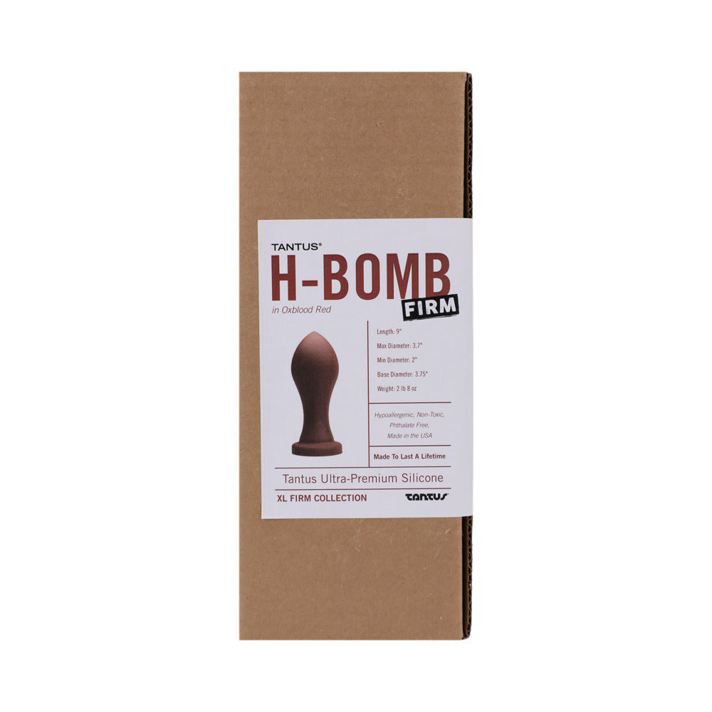 TANTUS H-BOMB FIRM DILDO GARNET (BOX)