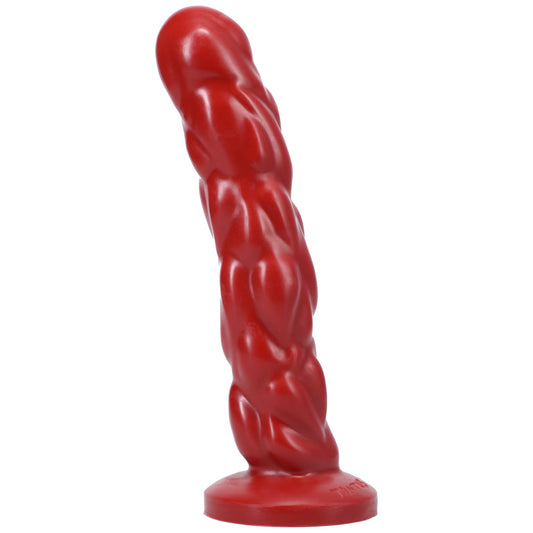 TANTUS PAISLEY TEXTURED DILDO RUBY (BAG)
