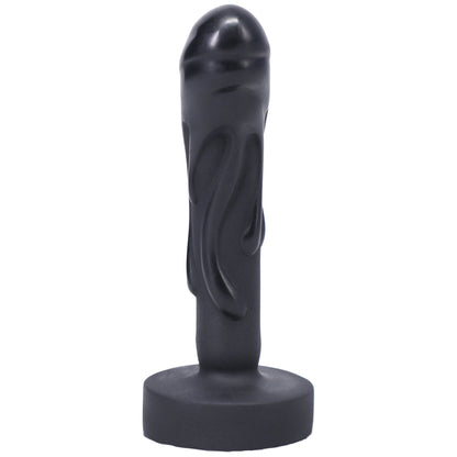 TANTUS - MINI MAGMA TEXTURED FANTASY DILDO ONYX