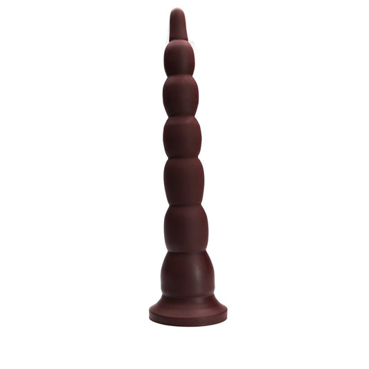 TANTUS - COWBOY FIRM BEADED DILDO GARNET (BOX)