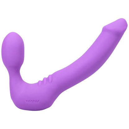 TANTUS - STRAPLESS CLASSIC VIBRATING STRAP-ON DILDO LAVENDER