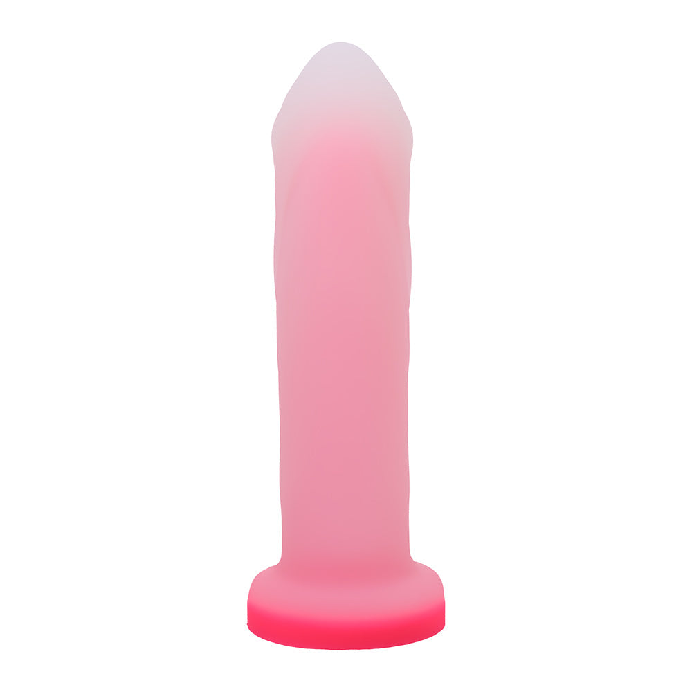 TANTUS - CUSH O2 DUAL DENSITY G-SPOT DILDO ROSE QUARTZ