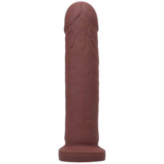 TANTUS - ALAN O2 DUAL DENSITY VIBRATING DILDO KIT ESPRESSO (BAG)