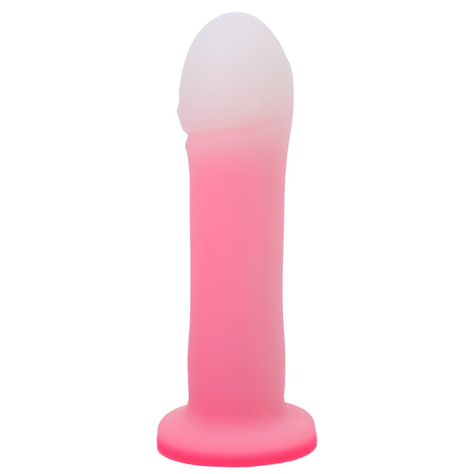 TANTUS - DUCHESS O2 DUAL DENSITY VIBRATING DILDO ROSE QUARTZ