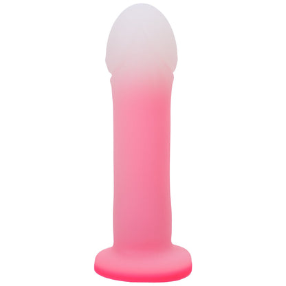 TANTUS - DUCHESS O2 DUAL DENSITY VIBRATING DILDO ROSE QUARTZ