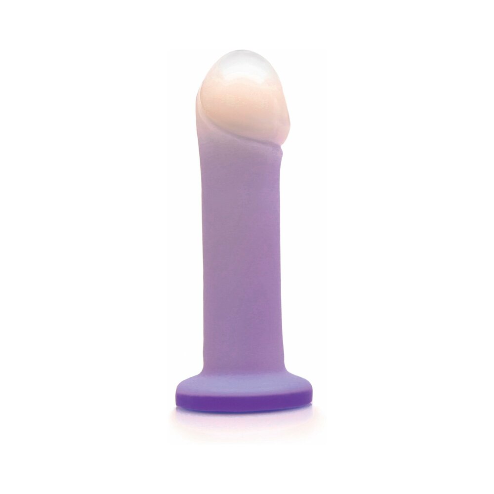 TANTUS DUCHESS O2 DUAL DENSITY VIBRATING DILDO TWILIGHT