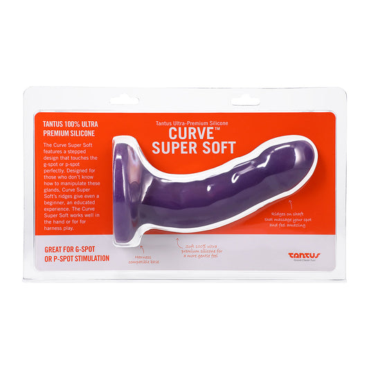 TANTUS - CURVE SUPER SOFT G-SPOT DILDO AMETHYST