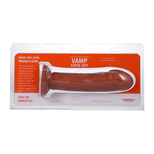 TANTUS - VAMP SUPER SOFT DILDO COPPER